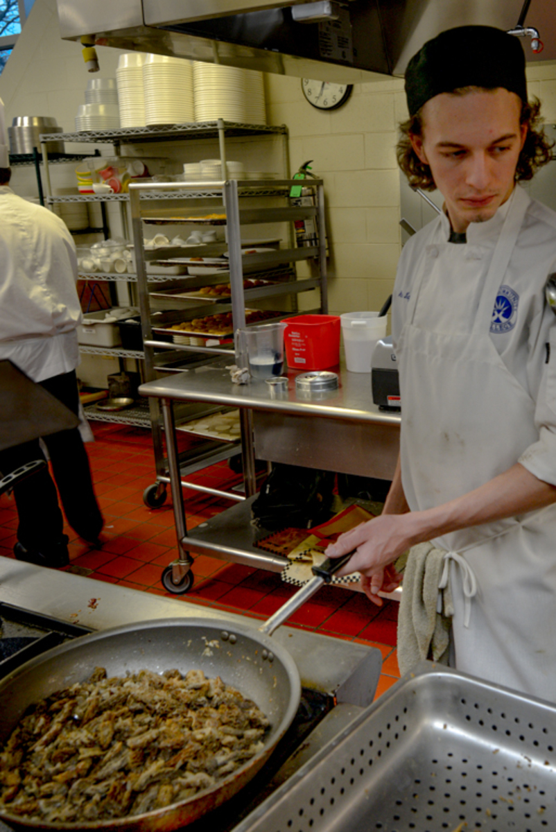 Chef Randy Wander hosts the visiting chef dinner at spartan terrace