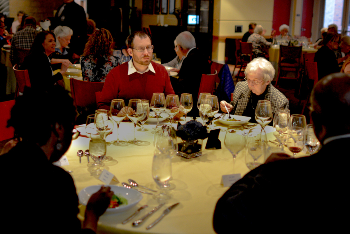 Chef Randy Wander hosts the visiting chef dinner at spartan terrace