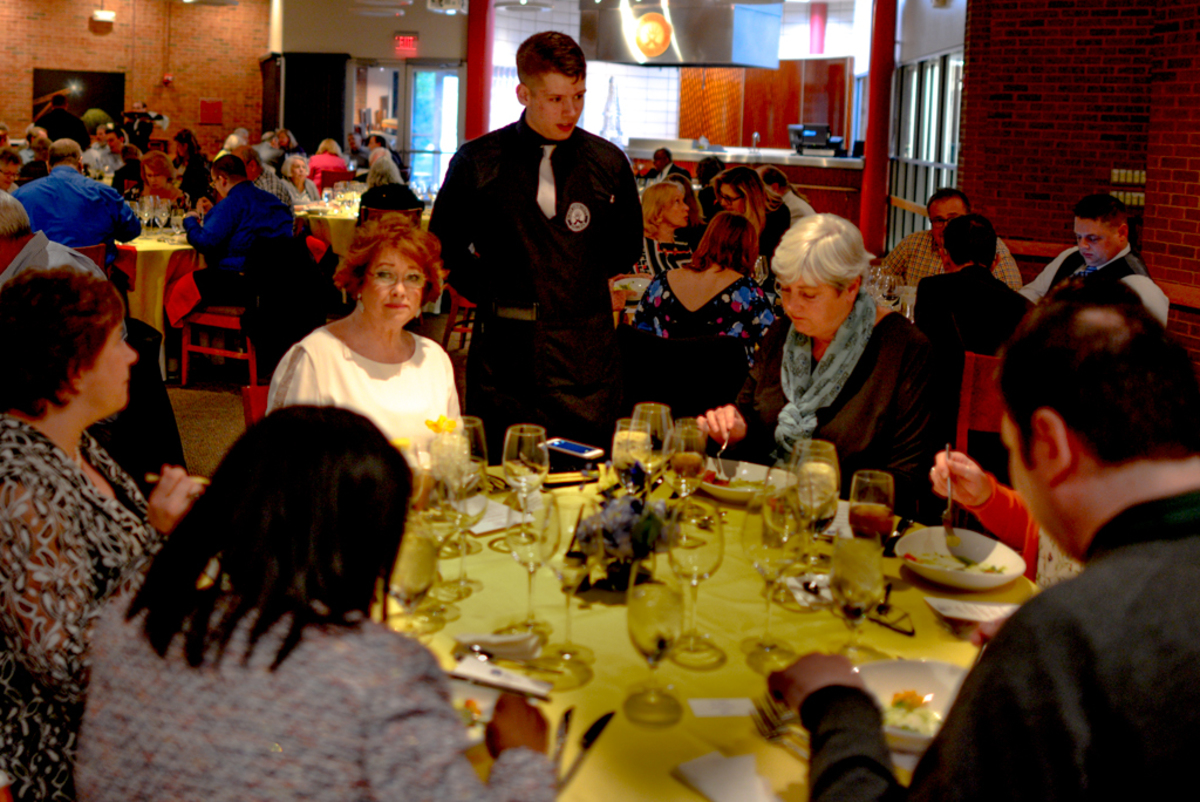 Chef Randy Wander hosts the visiting chef dinner at spartan terrace