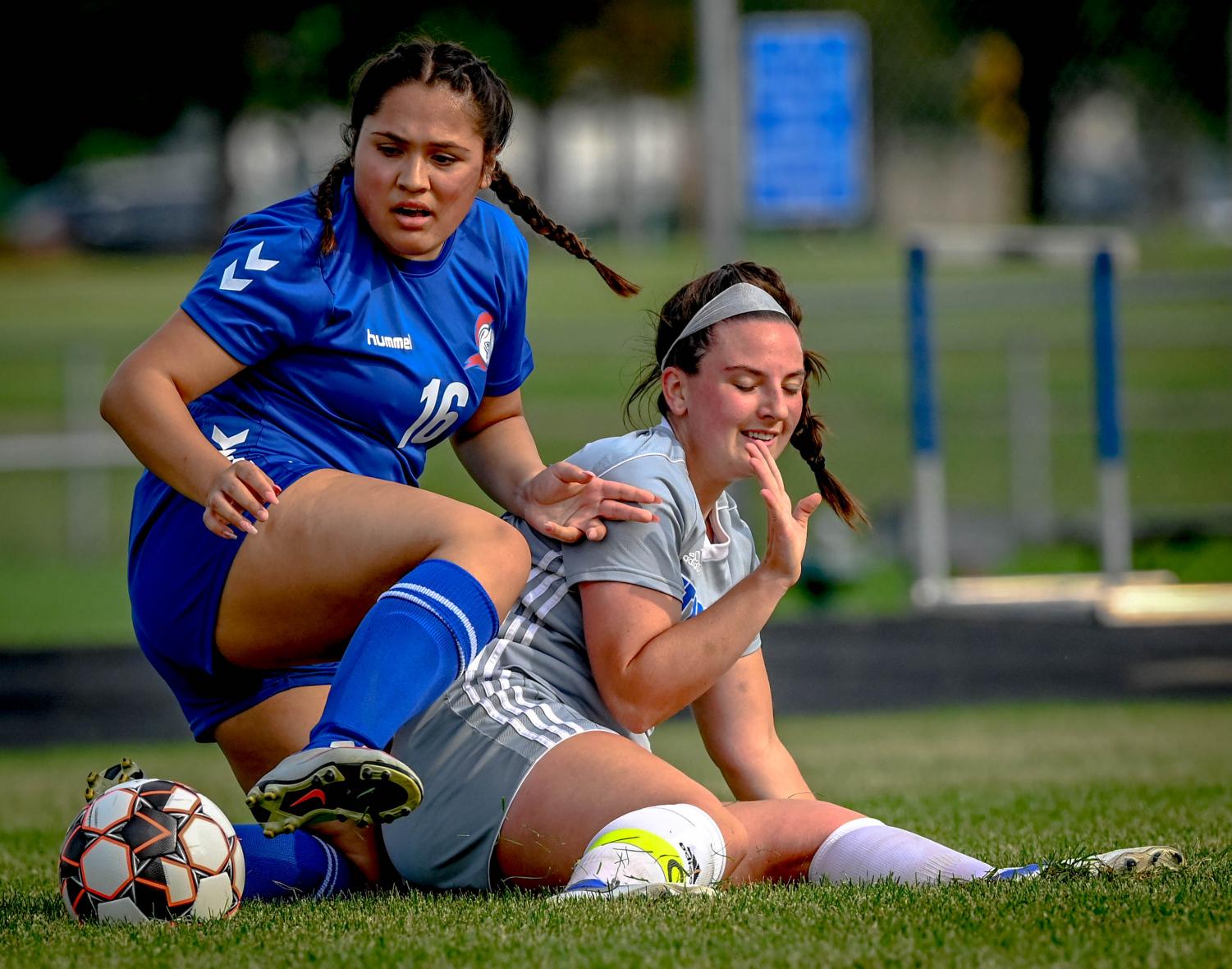 Lady Spartans at Harper for Soccer