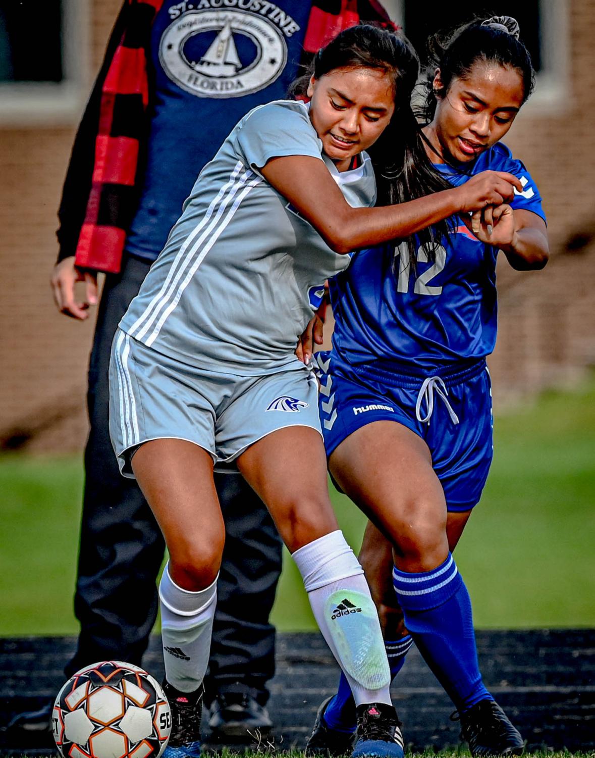 Lady Spartans at Harper for Soccer