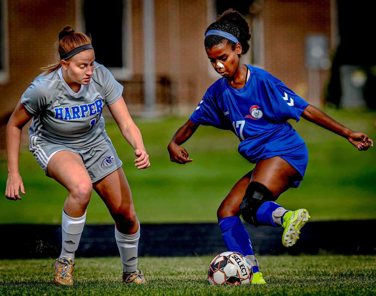 Lady Spartans at Harper for Soccer