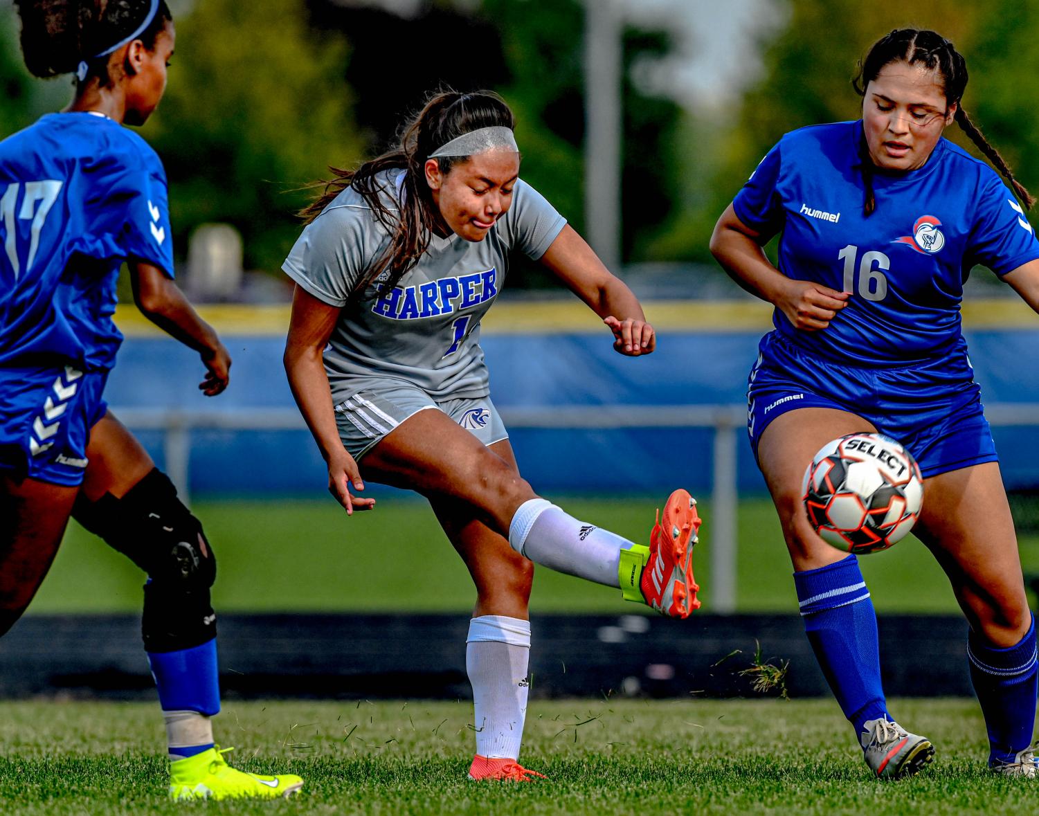 Lady Spartans at Harper for Soccer