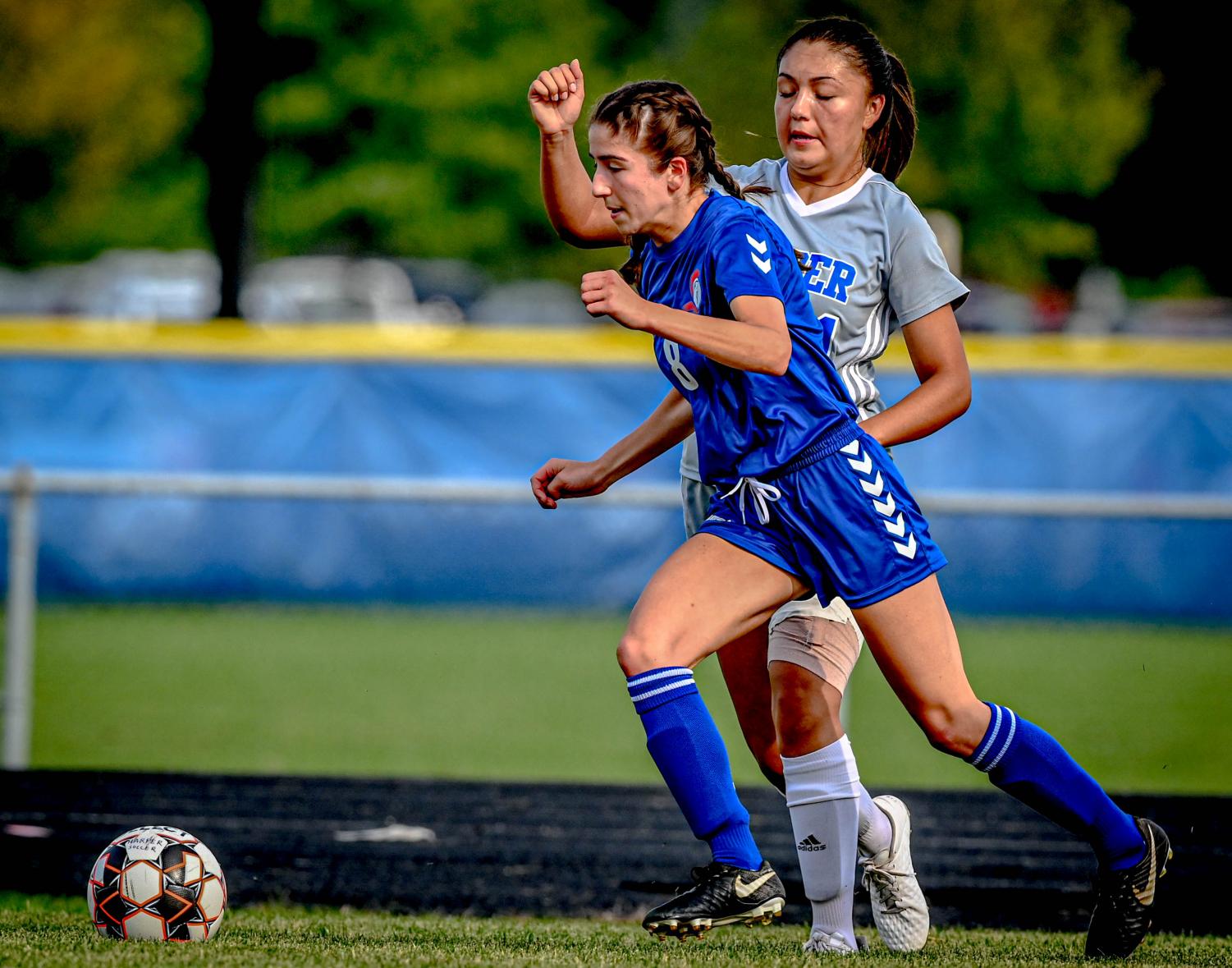 Lady Spartans at Harper for Soccer