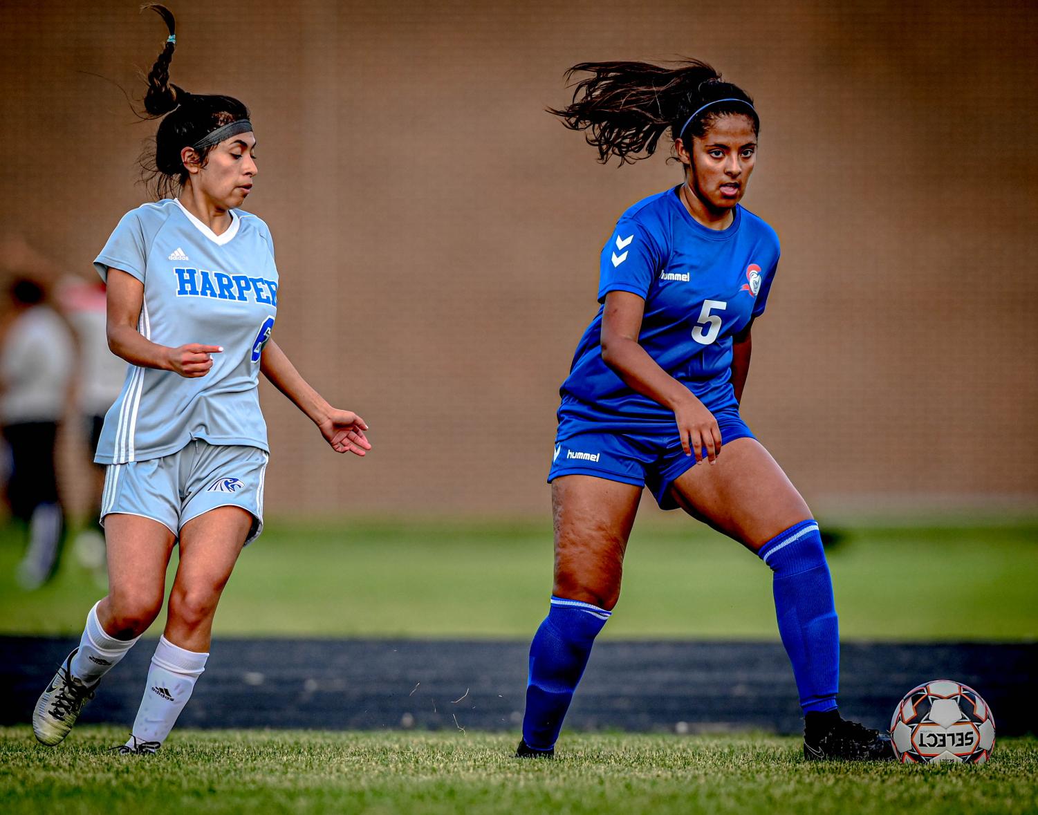 Lady Spartans at Harper for Soccer