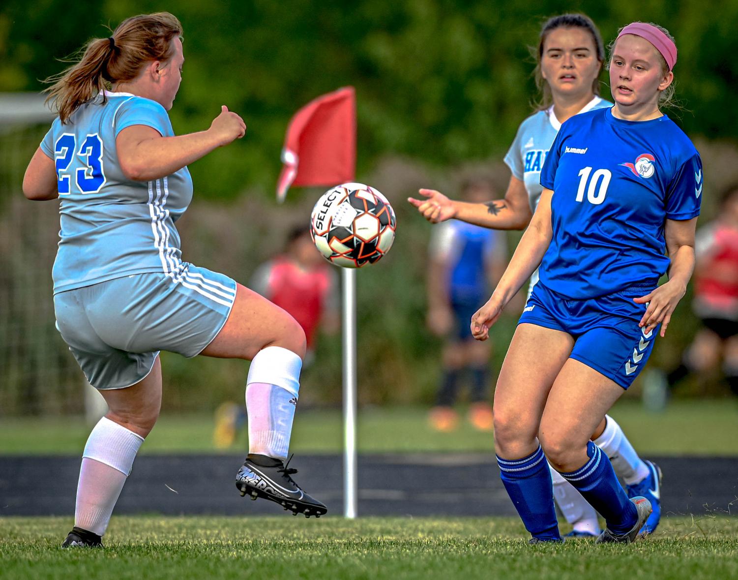 Lady Spartans at Harper for Soccer