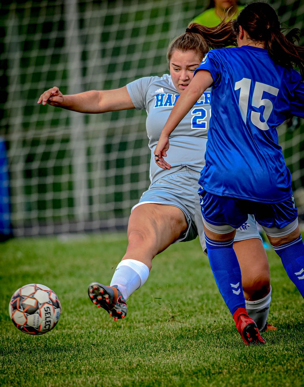 Lady Spartans at Harper for Soccer