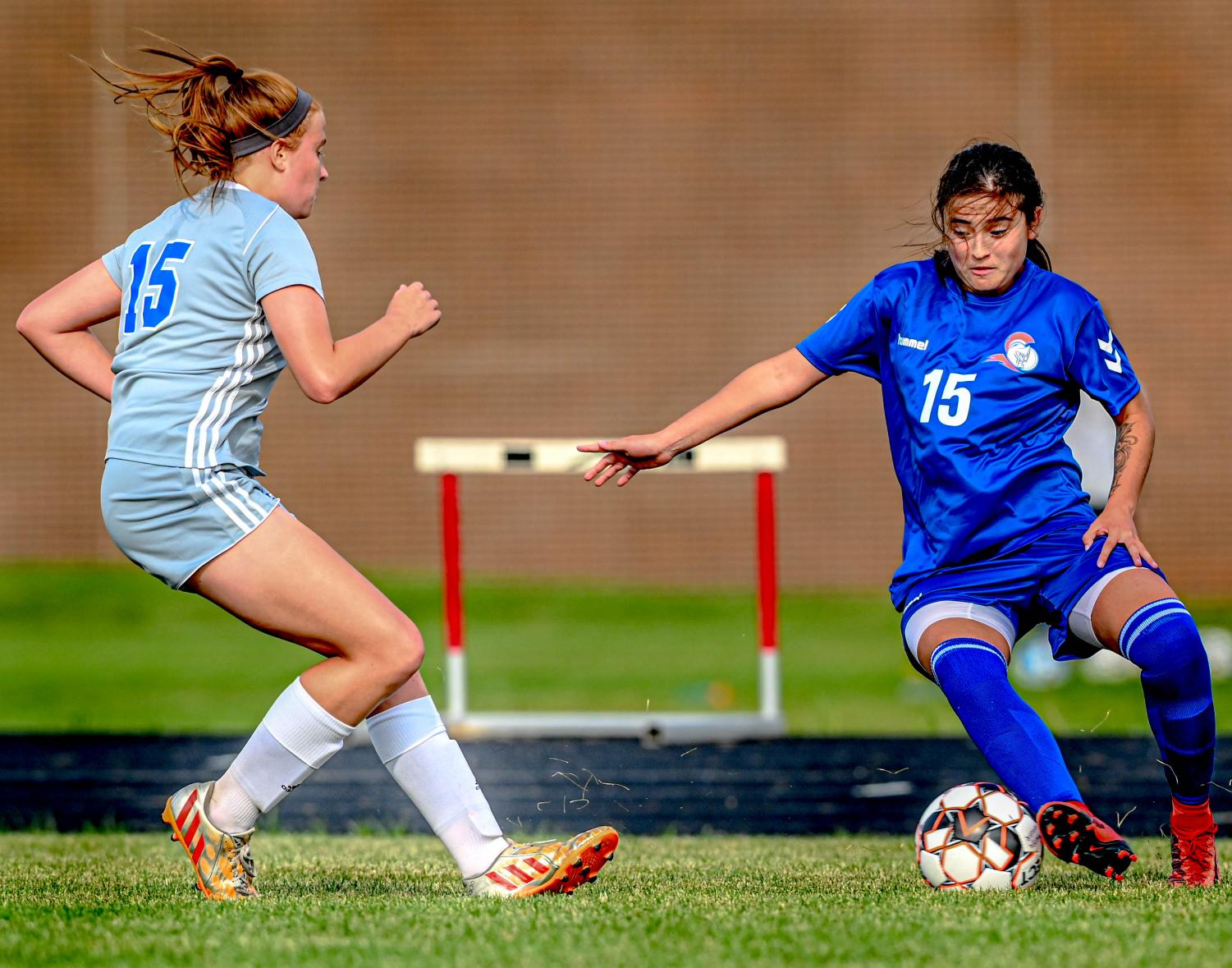 Lady Spartans at Harper for Soccer