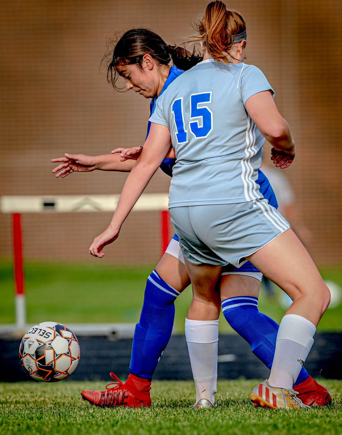 Lady Spartans at Harper for Soccer