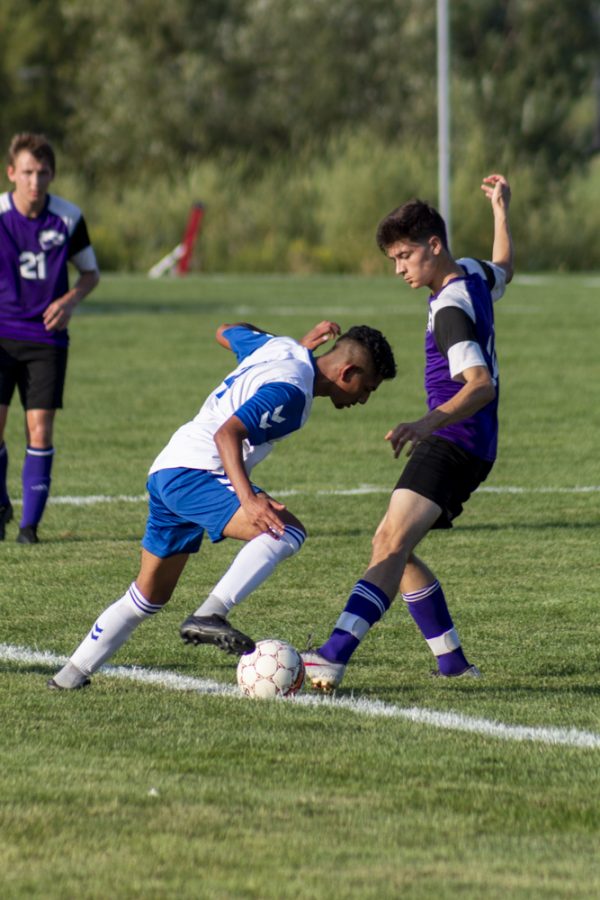 Scoring 5-4, Elgin Community College beats Illinois Valley Community College in mens soccer on Sept. 3.