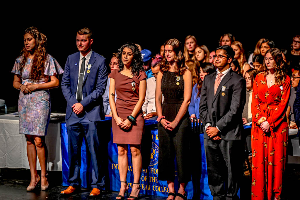 Phi Theta Kappa fall induction ceremony