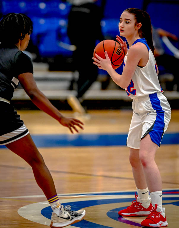 Lady Spartan basketball opener against Olive Harvey College is a blow out.