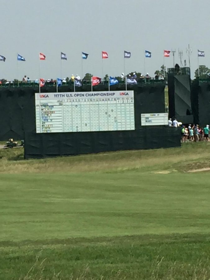 The early leaderboard before round 1 began at the 117th US Open at Erin Hills