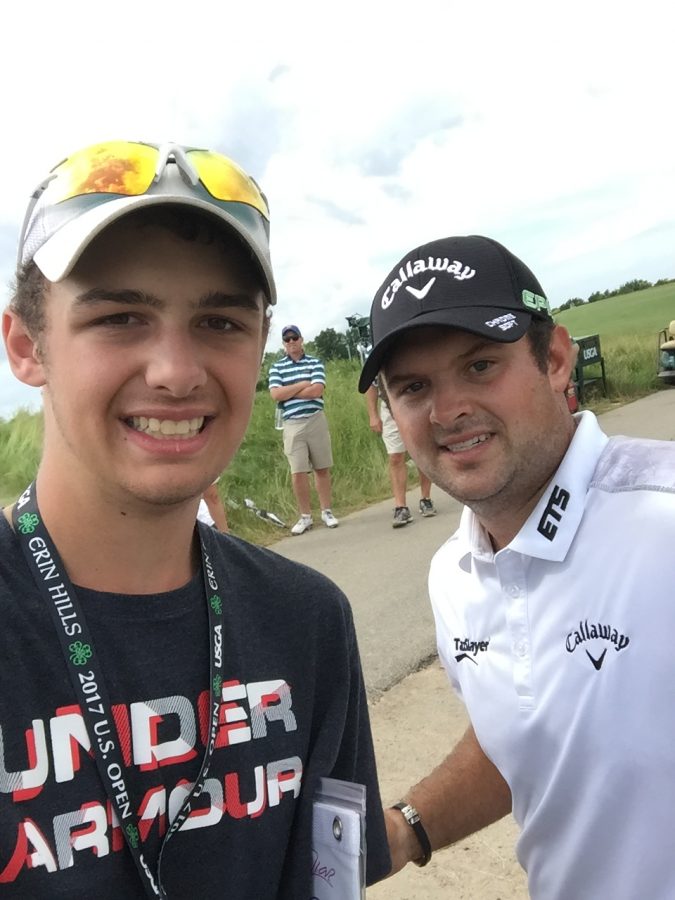 2018 Masters Champion Patrick Reed at the 2017 US Open