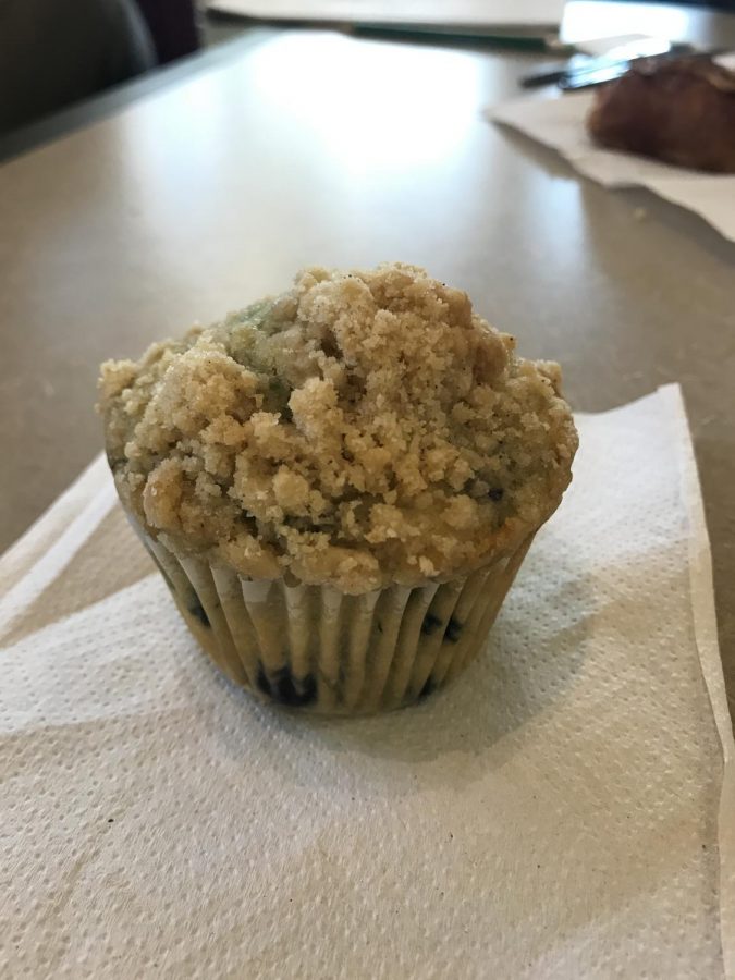 Blueberry muffin from Spartan to-go in the H building is open on Wednesdays from 11am to 1:30pm.