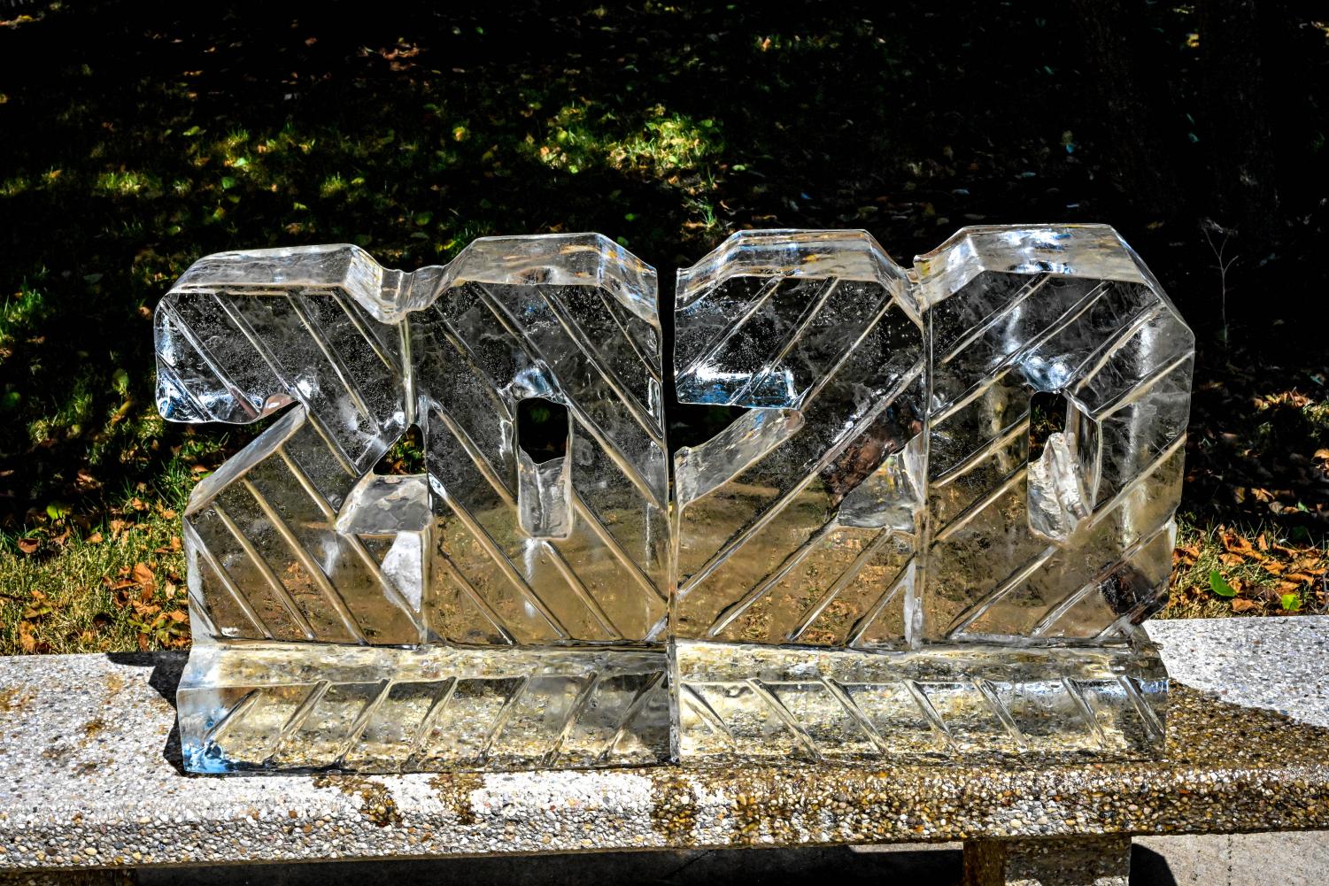 Students show off artistic side for ice carving class