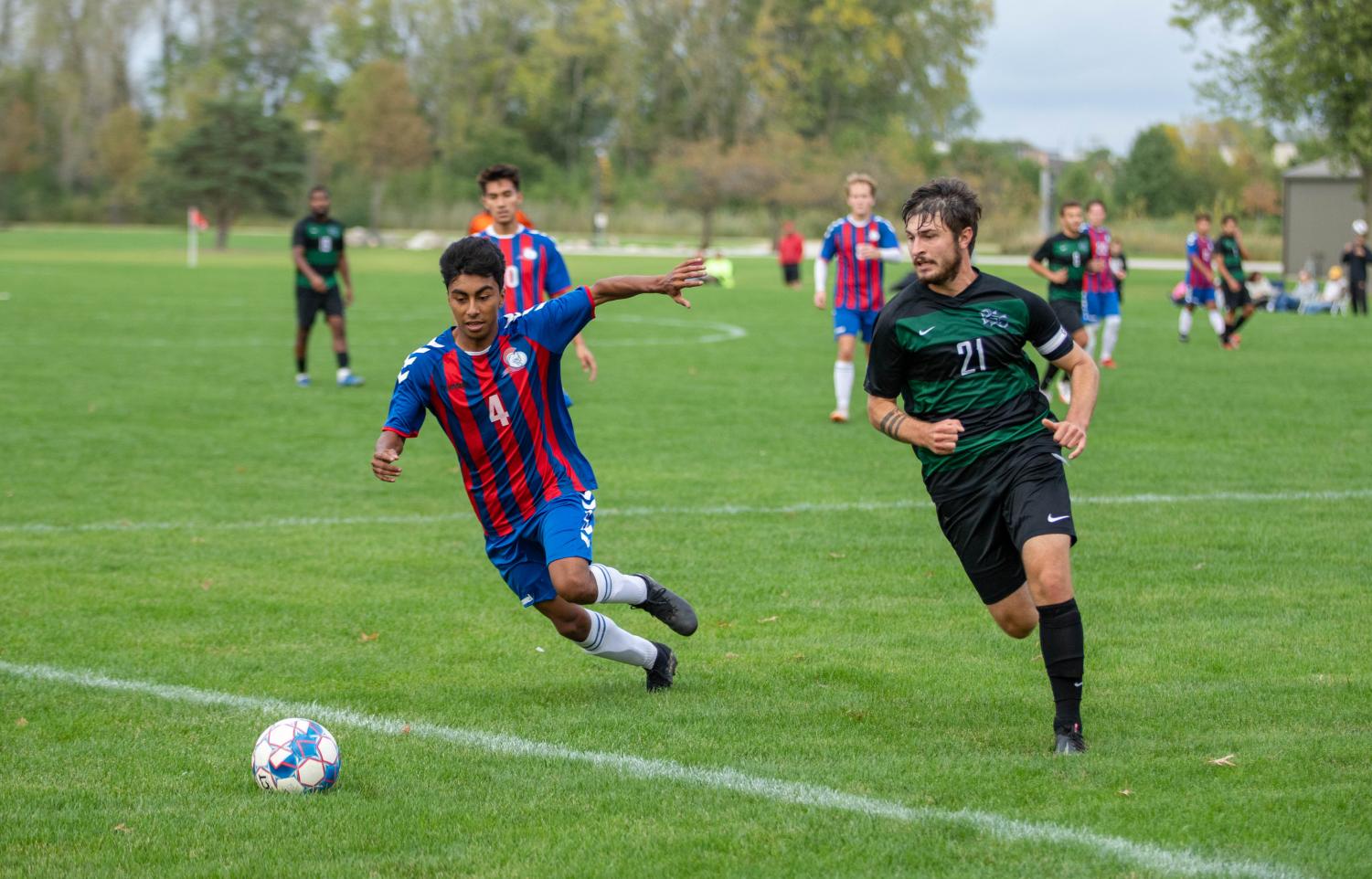 Men's soccer loses 9-2 to Prairie State College