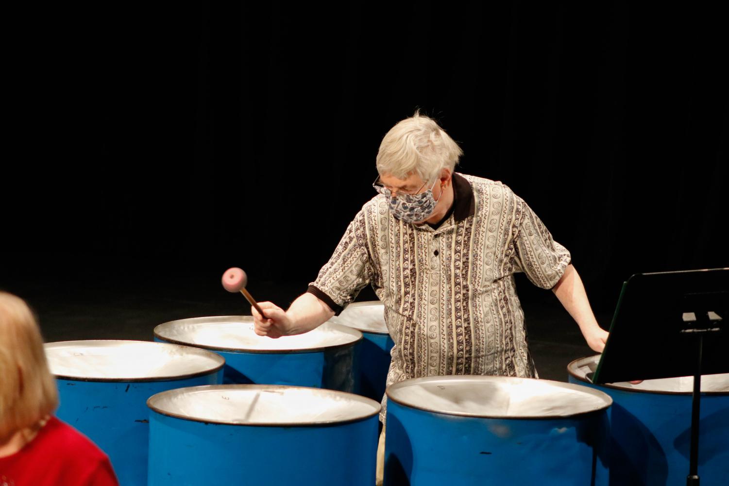 Elgin Community College Steel Band performs "Steel Some Fun" winter concert