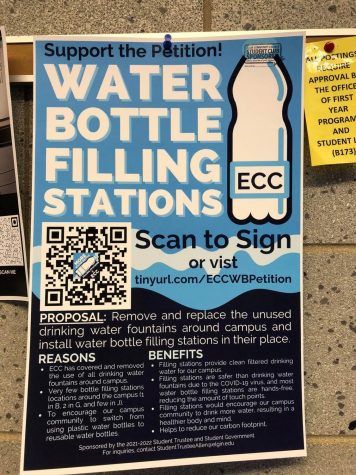 The petition seen across campus: more water bottle filling stations