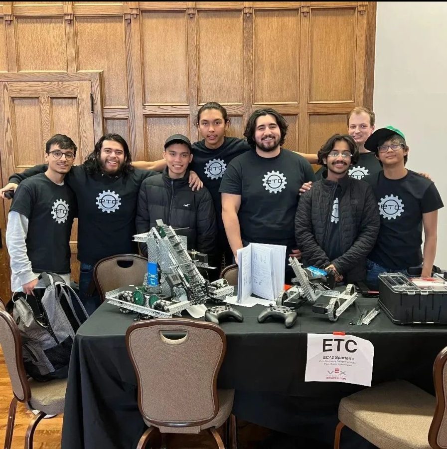 ETC Members from Left to Right: Zayn Khan, Jose Lopez, Fitz Ramierez, Giovanni Patino, Eddie Toledo, Jonathan Mathew, Nick Parkin, Chris Hippolito.