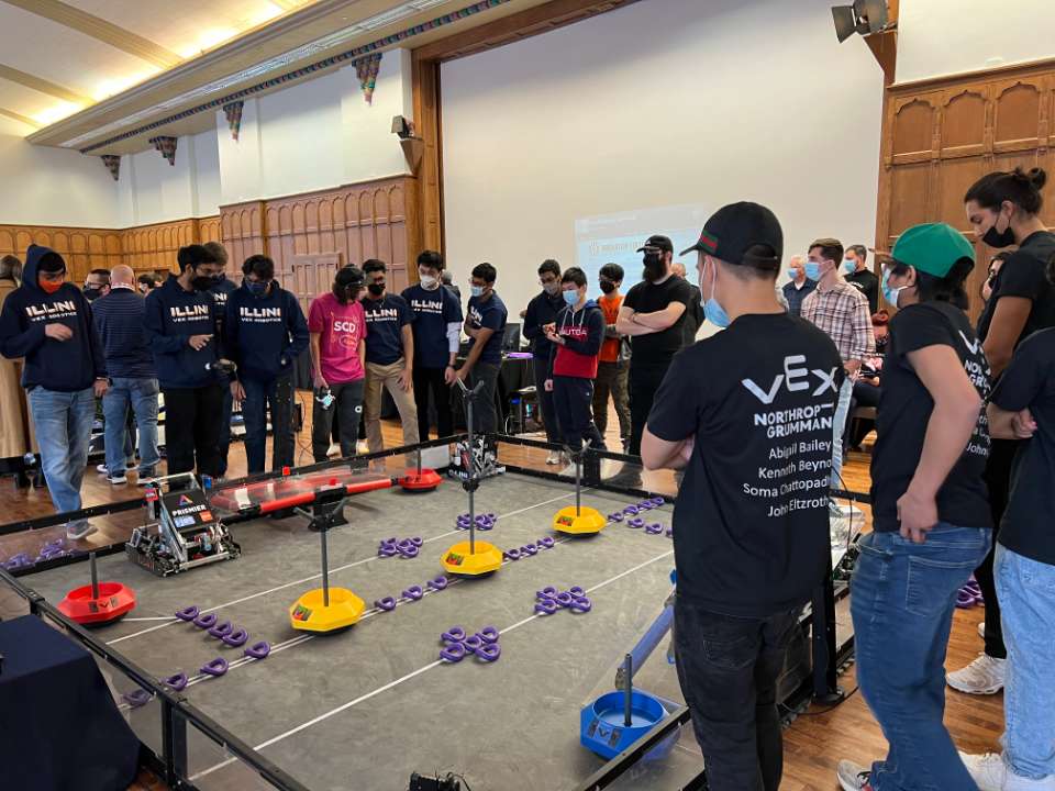 ECC's Engineering Tech Club takes on Purdue's VEX robotics competition