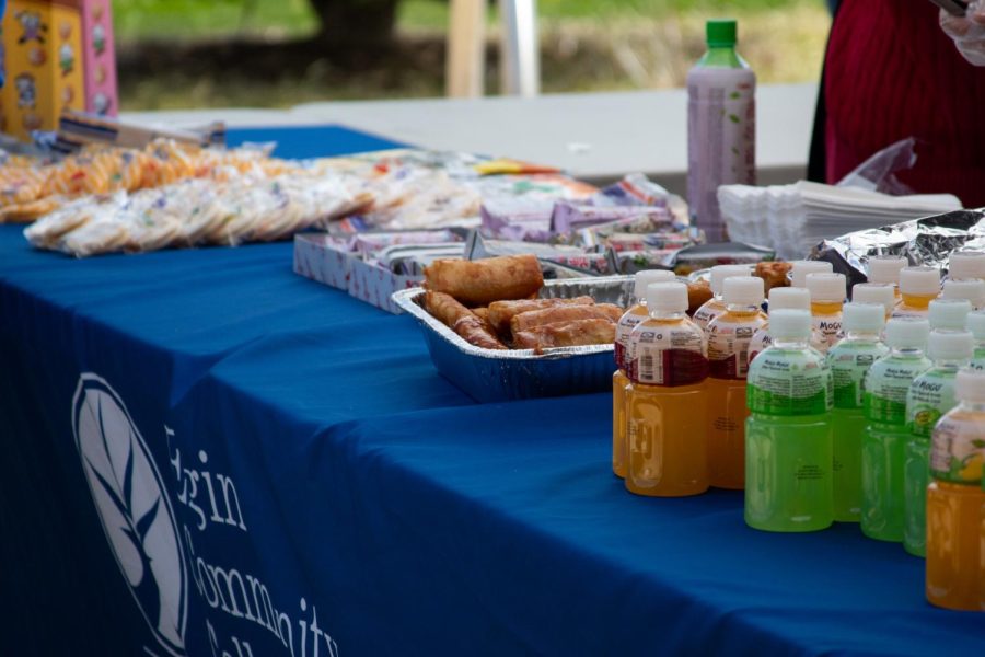Refreshments served at Asian Pacific Month celebration on May 4.