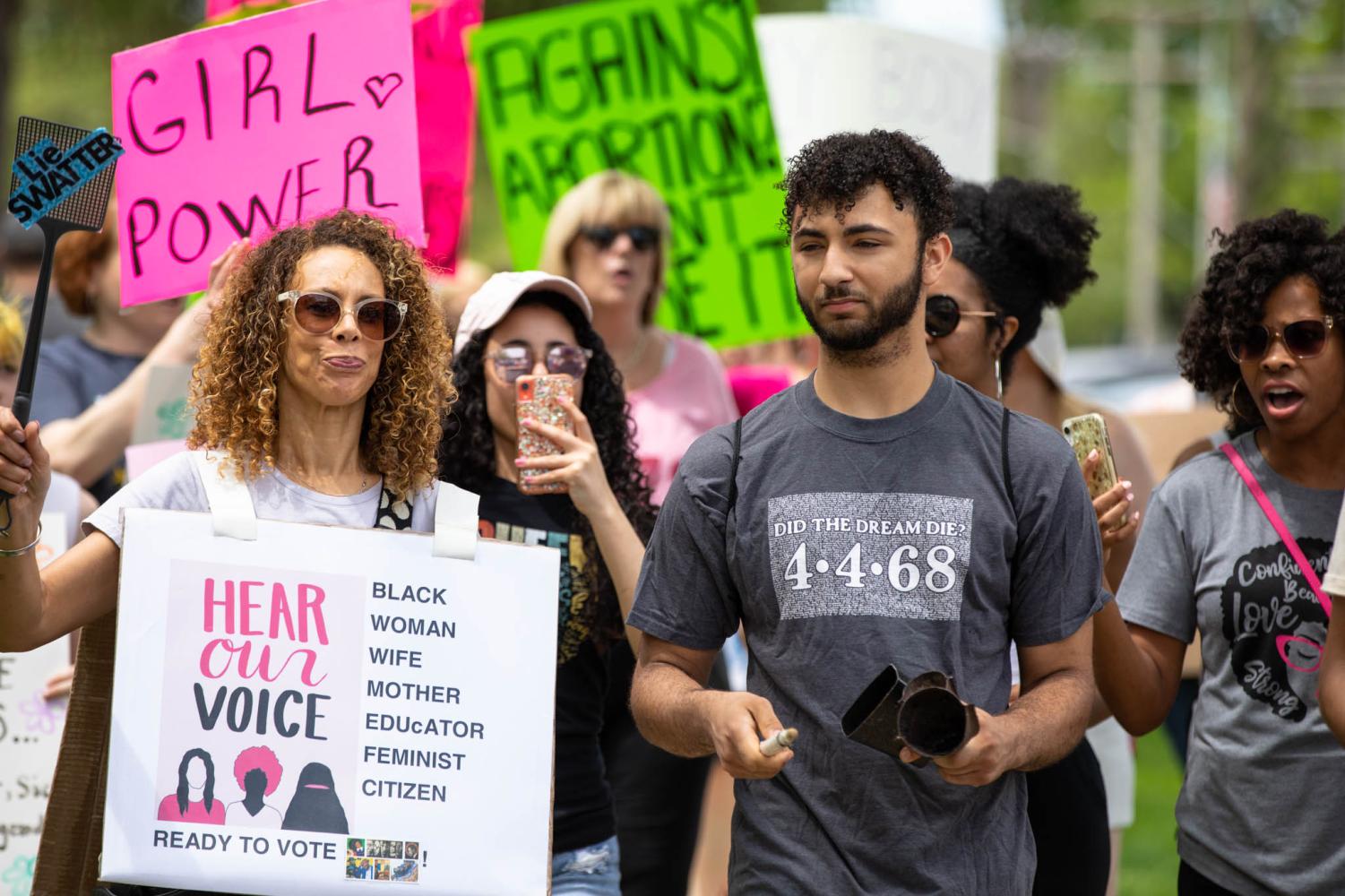 "Bans Off Our Bodies" Women's March Rally