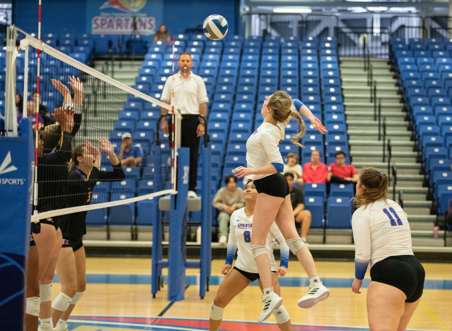 Photos: Lady Spartans volleyball falls to McHenry County College 3-1