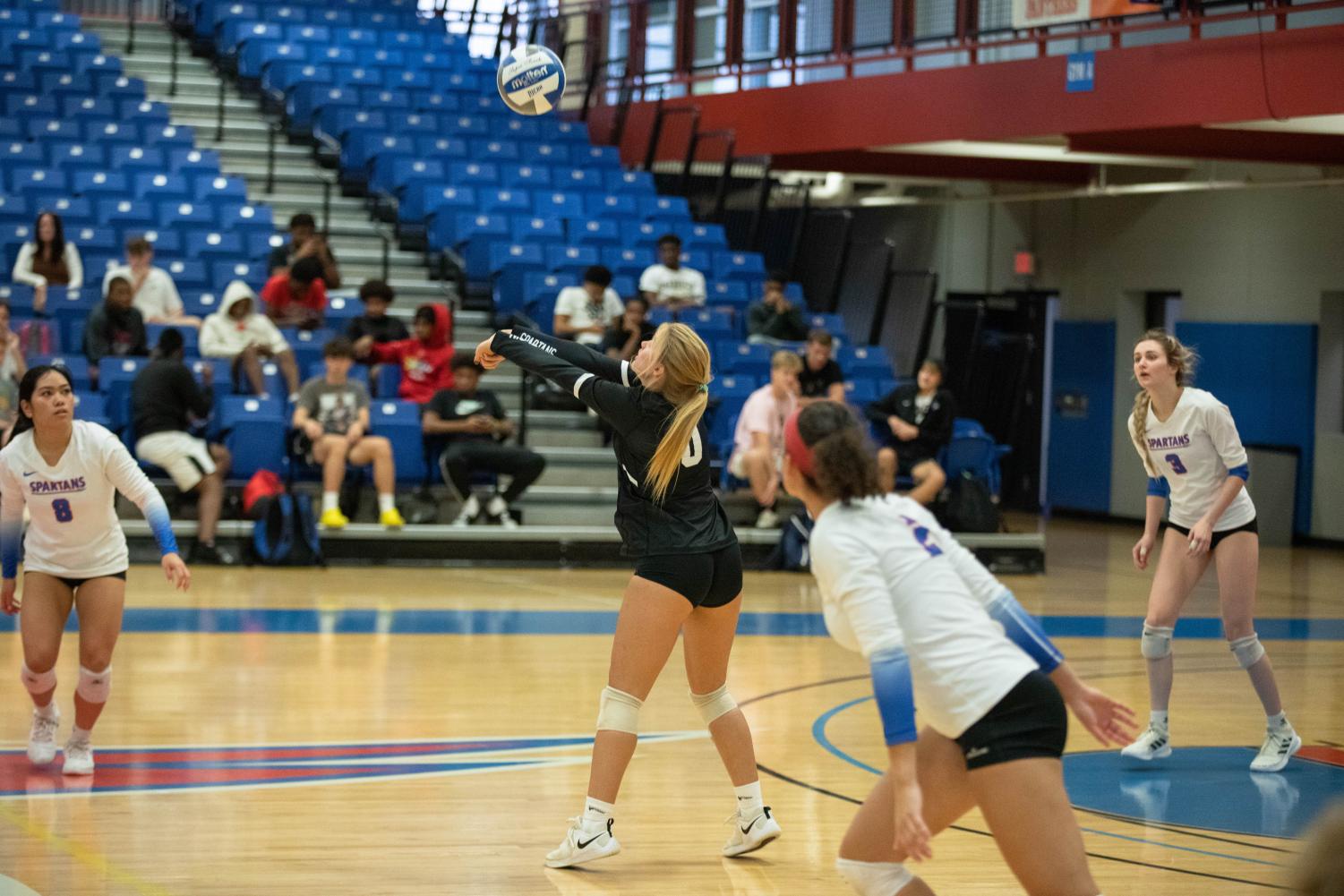 Photos: Lady Spartans volleyball falls to McHenry County College 3-1