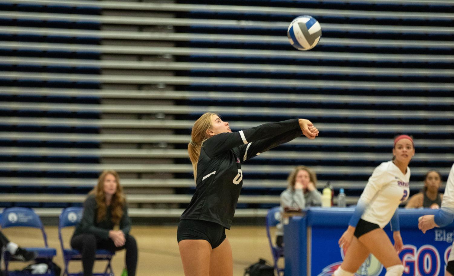 Photos: Lady Spartans volleyball falls to McHenry County College 3-1