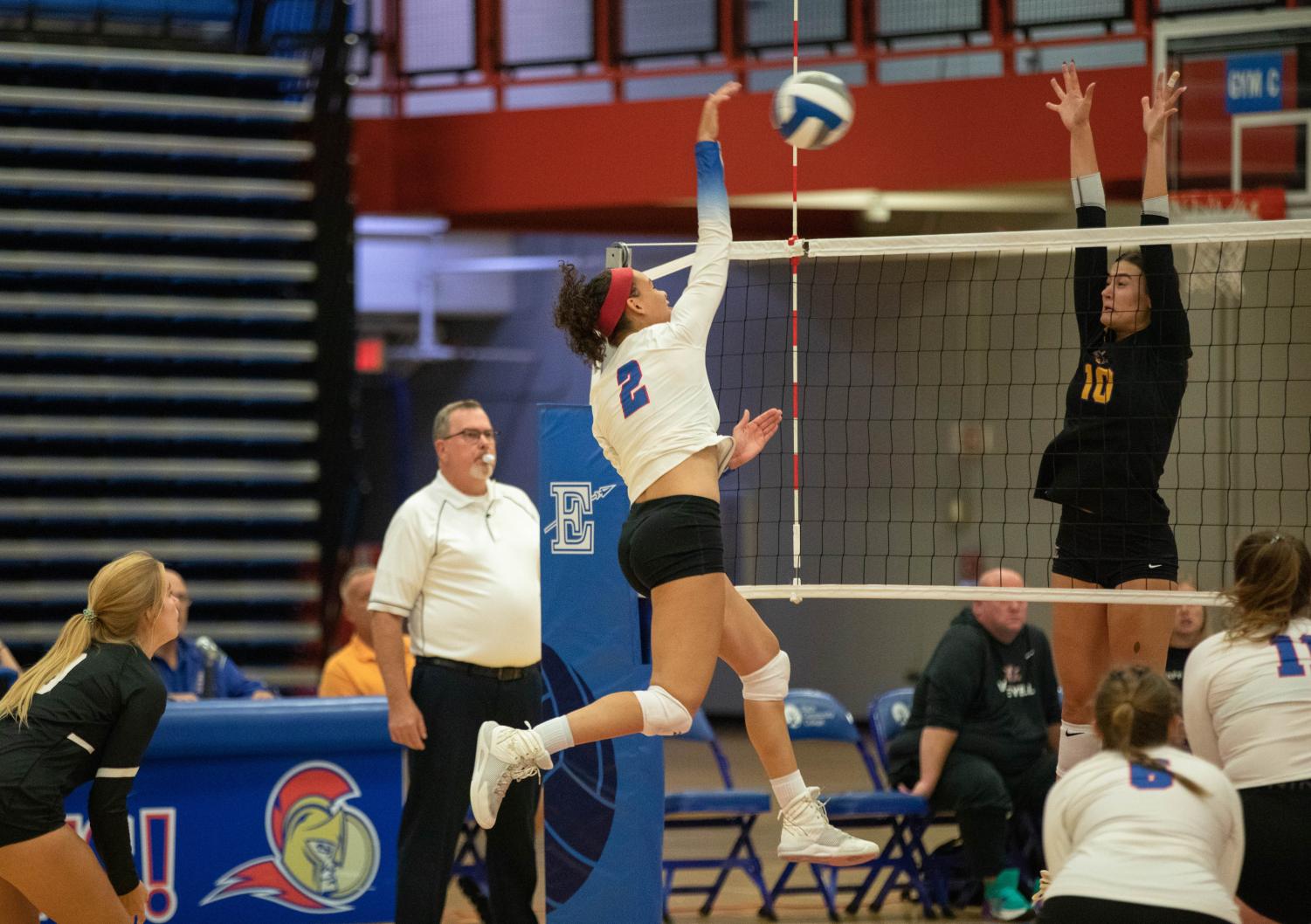 Photos: Lady Spartans volleyball falls to McHenry County College 3-1