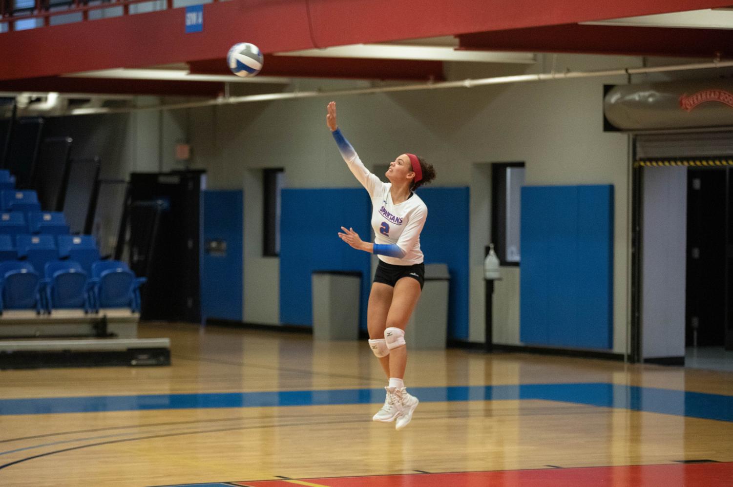 Photos: Lady Spartans volleyball falls to McHenry County College 3-1