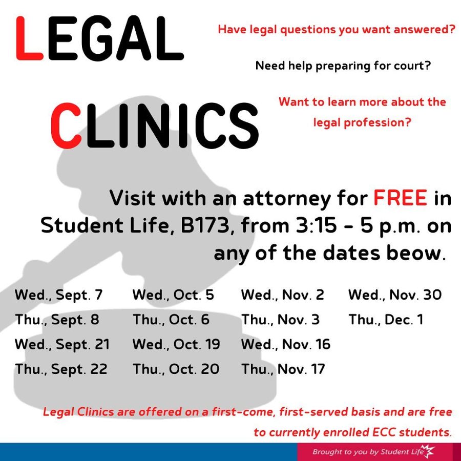Legal clinics digital informational flyer