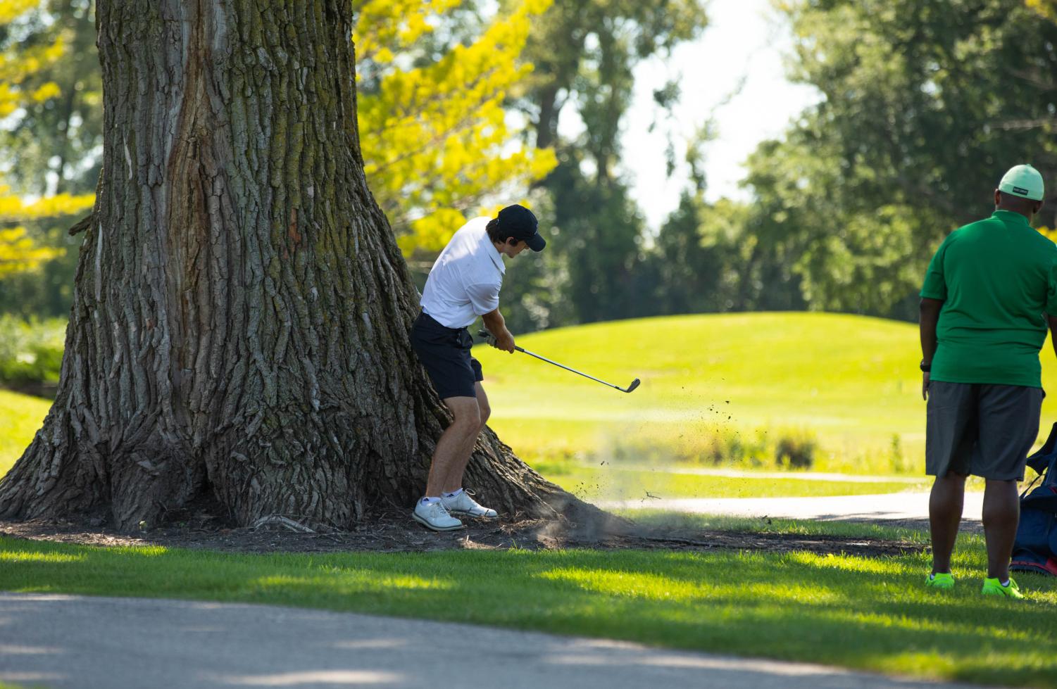 Photos: Spartan golf's Brandon Jakl finishes second at the Elgin Community College Invite