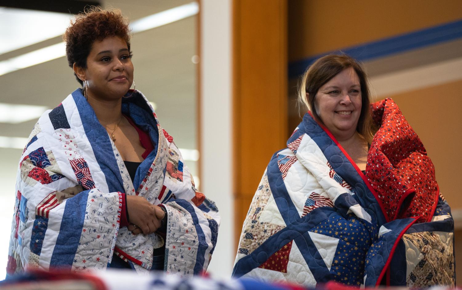 Photos: ECC celebrates Veterans Day with Quilts of Valor