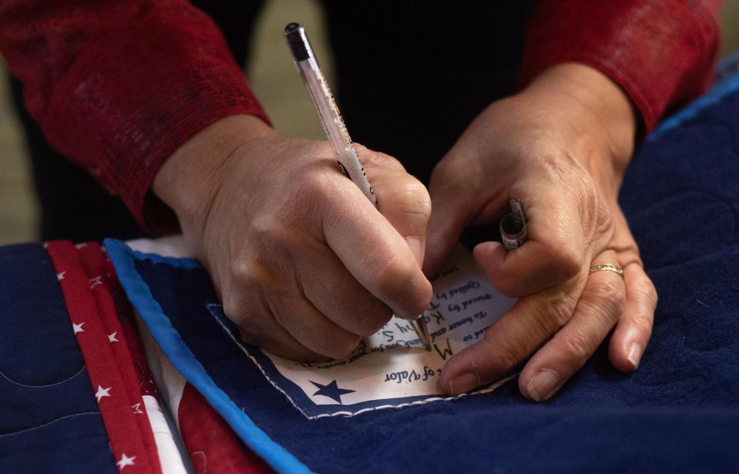 Photos: ECC celebrates Veterans Day with Quilts of Valor