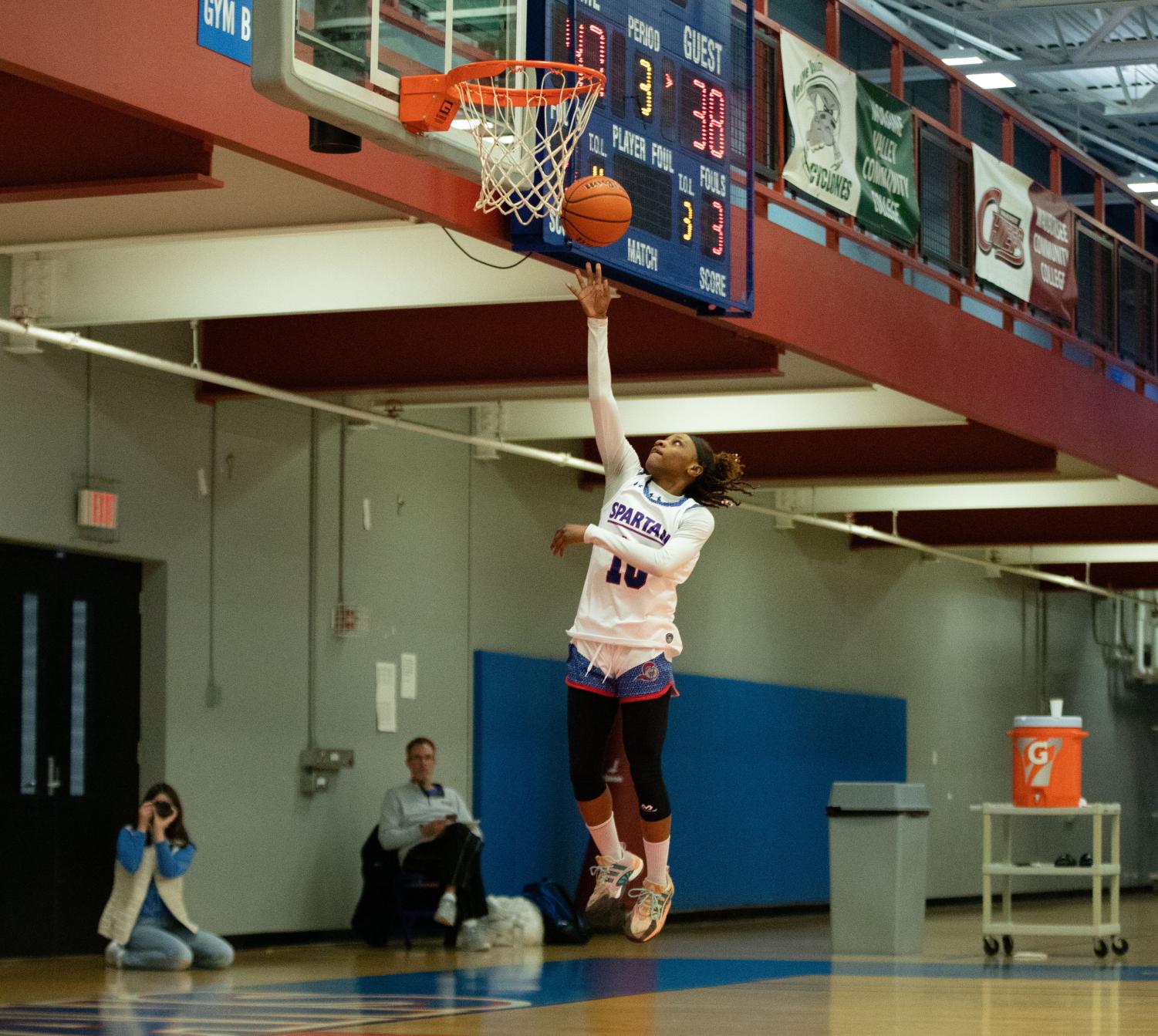 Photos: Lady Spartans win 62-61 against Wilbur Wright College