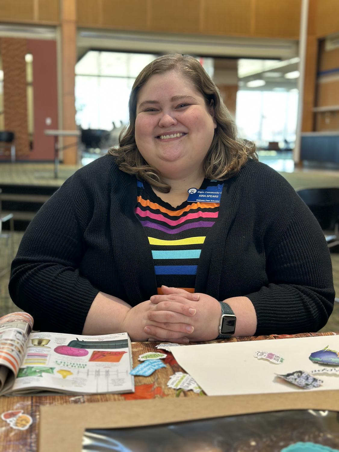 Photos: Creating vision boards and coloring with the Human Services Club