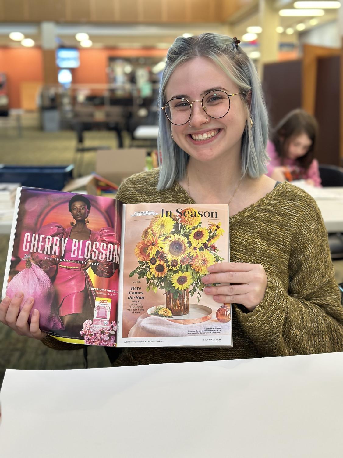 Photos: Creating vision boards and coloring with the Human Services Club