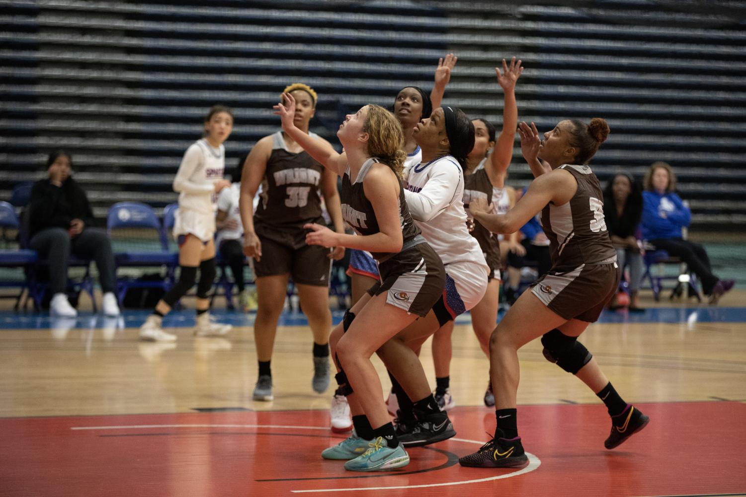 Photos: Lady Spartans win 62-61 against Wilbur Wright College