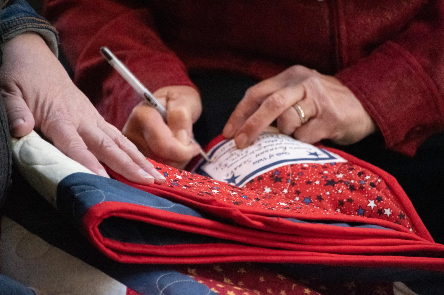 Photos: ECC celebrates Veterans Day with Quilts of Valor