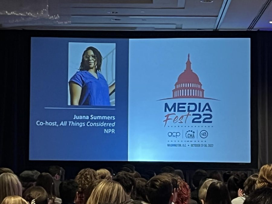 At MediaFest 2022 (a national collegiate journalism conference), students had a chance to hear from numerous high-profile speakers in media, including NPRS Juana Summers, a successful young broadcast journalist.