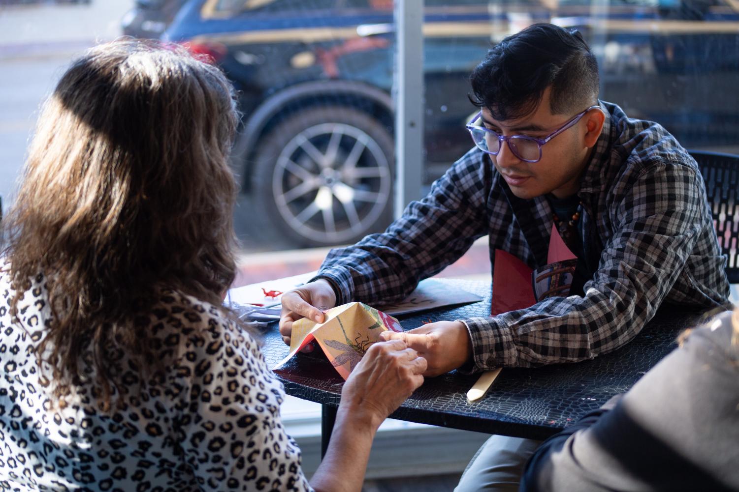 Photos: Origami workshop at Side Street Studio Art