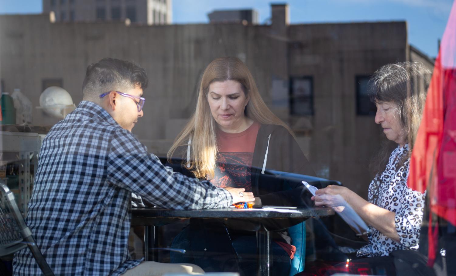 Photos: Origami workshop at Side Street Studio Art