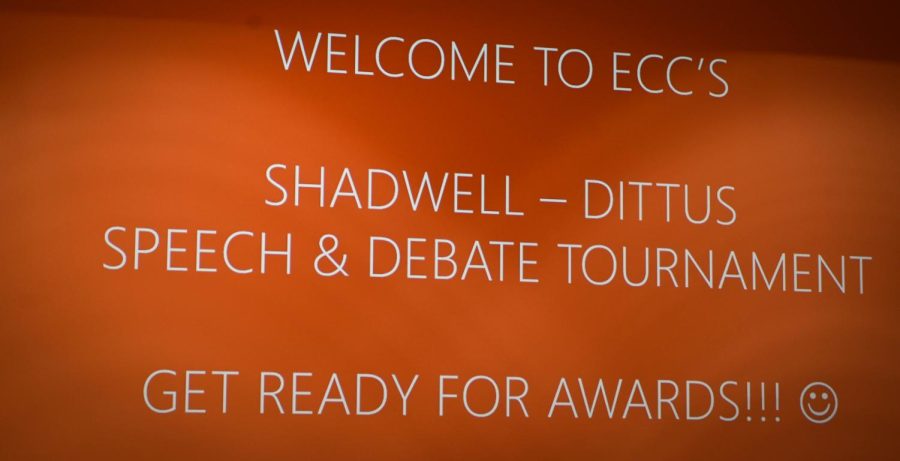 ECC hosted the Shadwell-Dittus Speech and Debate tournament on Dec. 2-3 in Buildings E and F. Ten schools participated, including El Paso Community College (El Paso, TX). 