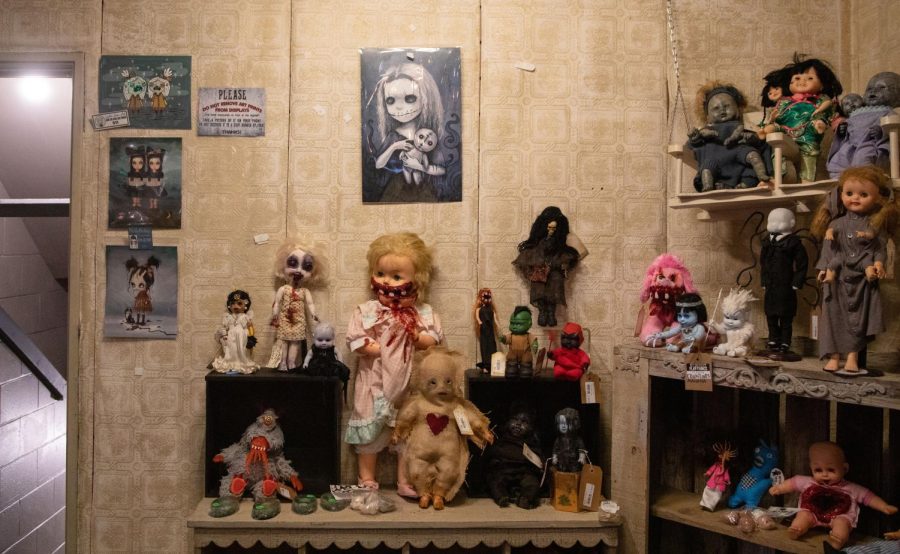 The doll section at Ghoulish Mortals. 
