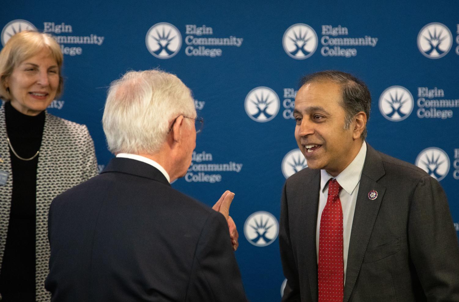 Rep Raja Krishnamoorthi presents ECC with $936,000 for new manufacturing center