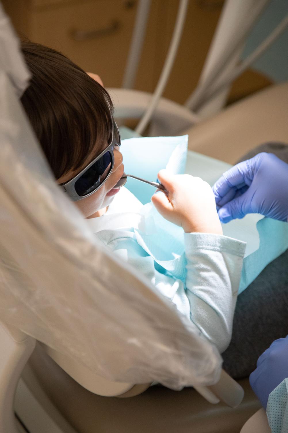 Photos: Early Childhood Lab students visit ECC's dental clinic to learn dental hygiene