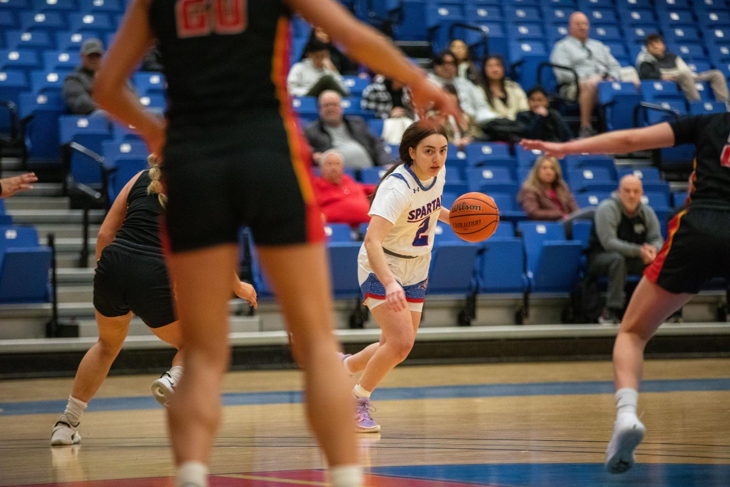 Photos: Lady Spartans Basketball loses 78-73 against Waubonsee Community College