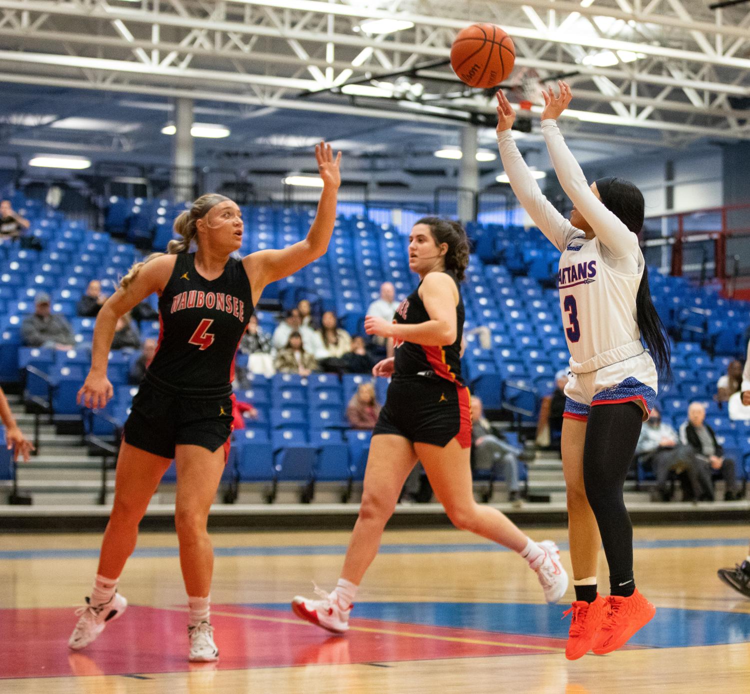 Photos: Lady Spartans Basketball loses 78-73 against Waubonsee Community College